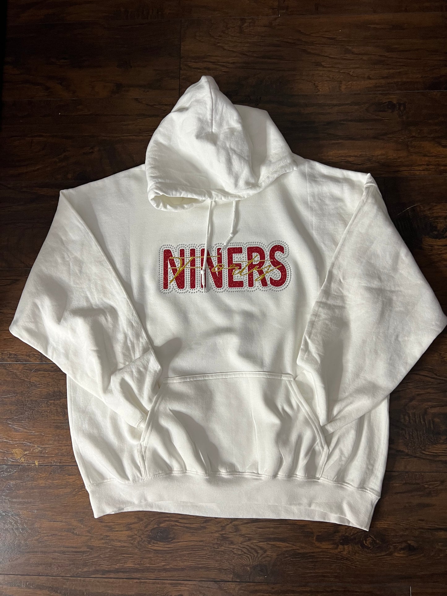 Forty Niners bling hoodie