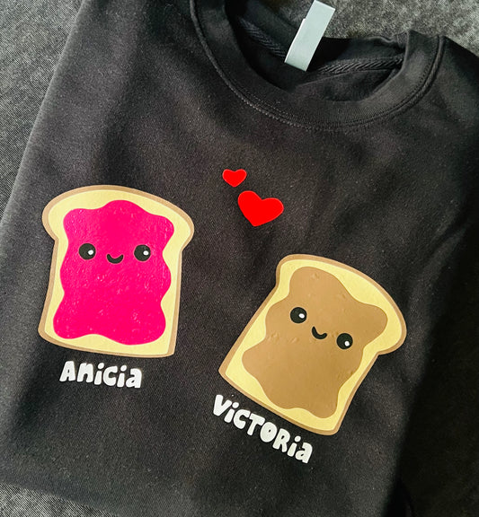 Peanut Butter And Jelly Shirt, Best Friend Shirts, Best Couple Shirt, Sister Shirts, Funny Couple Shirt, Cute Friend Shirts