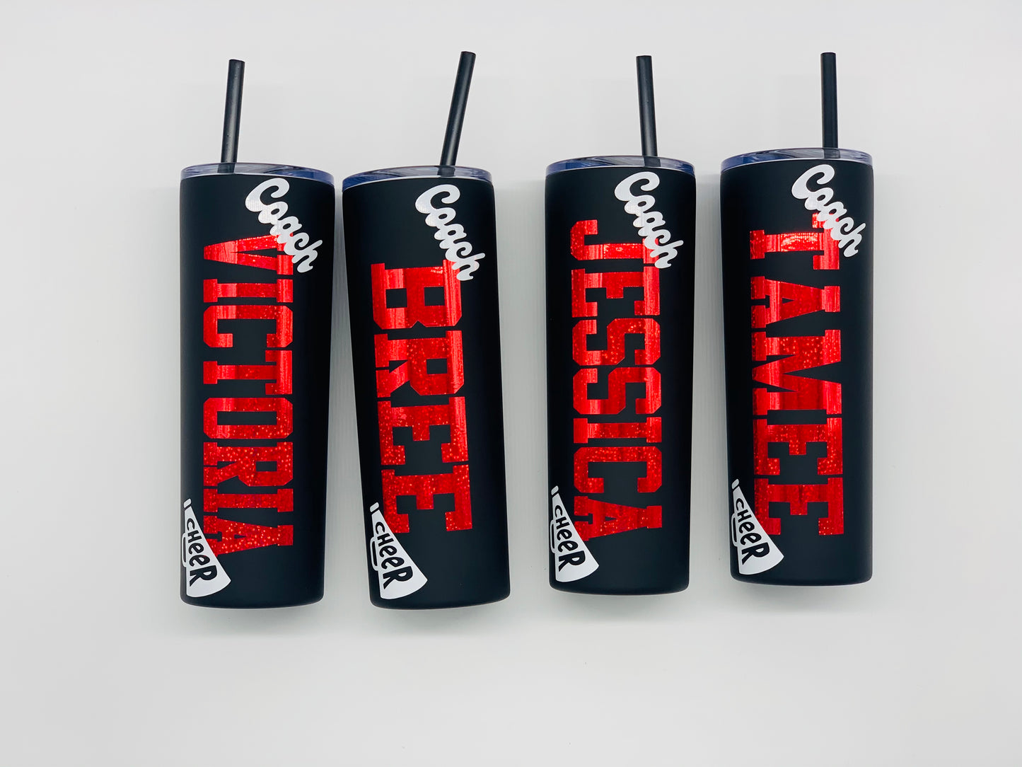 Cheer coach stainless steel tumbler