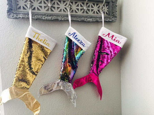 Mermaid Sequin Stockings